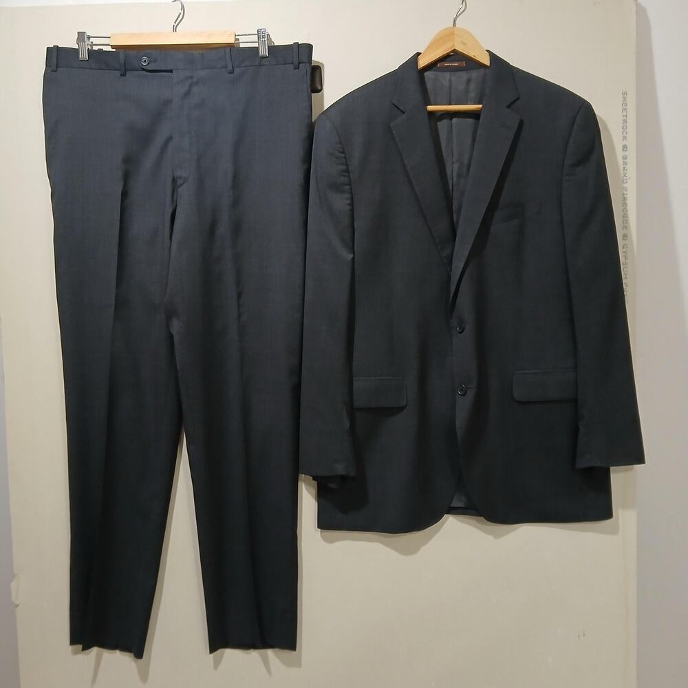 Peter Millar Suit Mens 44 38x34 Gray Check Wool Classic Fit 2 Piece Canada